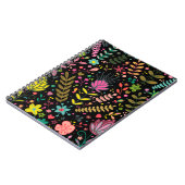 フローラ表面模様スタイリッシュ – 花壁紙 ノートブック (左側)