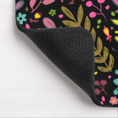 フローラ表面模様スタイリッシュ – 花壁紙 マウスパッド (コーナー)