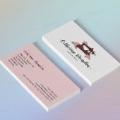 フローラ裁縫マシンラブリーシーストレス 名刺