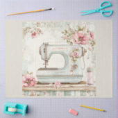 フローラ裁縫機械シリーズデザイン#14 薄葉紙 (クラフト)