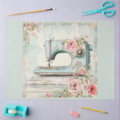 フローラ裁縫機械シリーズデザイン#19 薄葉紙 (クラフト)