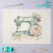 フローラ裁縫機械シリーズデザイン#9 薄葉紙 (クラフト)