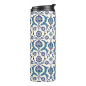 フローラ装飾アラ伝統的ビア縫い タンブラー (回転左)