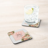 フローラ装飾フェミニン誕生日 コースター (右側)