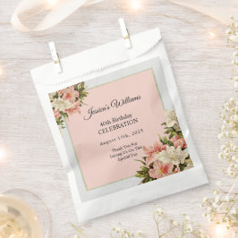 フローラ装飾フェミニン誕生日 フェイバーバッグ