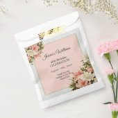 フローラ装飾フェミニン誕生日 フェイバーバッグ (封をした状態)