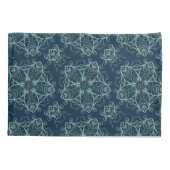 フローラ装飾プリント 枕カバー (裏面)