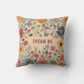 フローラ装飾用クッション – ドリームビッグ引用文枕 クッション (裏面)