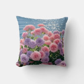 フローラ装飾用クッション – パステルバラ装飾クシュ クッション (正面)