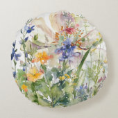 フローラ装飾用クッション ラウンドクッション (裏面)