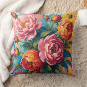 フローラ装飾用クッション – リビングルーム、ベッドルーム&ホーム クッション (ブランケット)