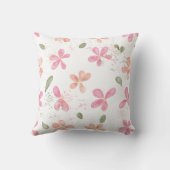 フローラ装飾用クッション | 水彩花 | 子供部屋 クッション (裏面)