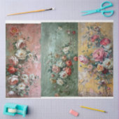 フローラ製パン用デコパージュ紙。 薄葉紙 (クラフト)