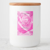 フローラ製品ラベルPink Rose Palmのロ葉ゴー フードラベル (正面)