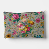 フローラ複雑なパタカスタムーンプリントカットソーバッグ アクセサリーポーチ (裏面)