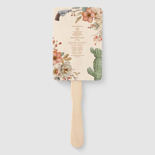 フローラ西カウボーイ結婚ズ ハンドファン (裏面)