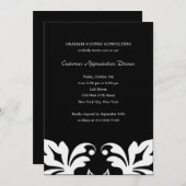 フローラ要素企業の/ビジネスパーティーの起動 招待状 (正面/裏面)