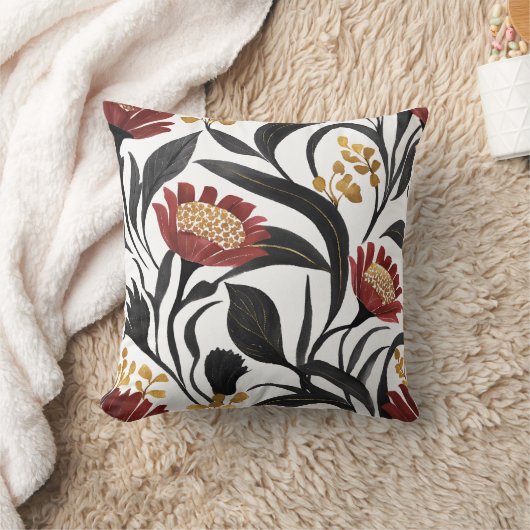 フローラ角枕 クッション (ブランケット)