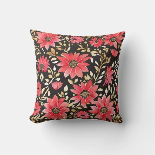 フローラ角枕 クッション (正面)