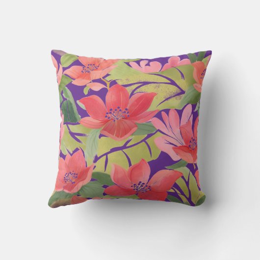 フローラ角枕 クッション (裏面)