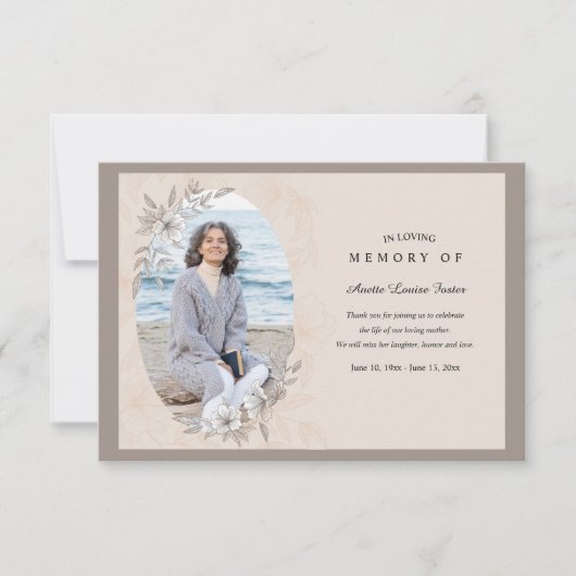 フローラ記念写真サンキューカード サンキューカード (正面)