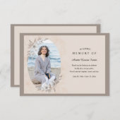 フローラ記念写真サンキューカード サンキューカード (正面/裏面)