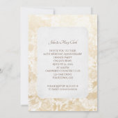 フローラ記念日パーティー写真フレーム 招待状 (裏面)