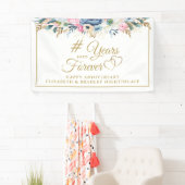 フローラ記念日金ゴールドハートが何年も先を行く 横断幕 (インサイチュ)