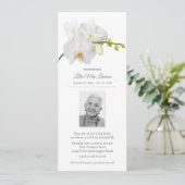 フローラ記憶お祝い写真招待状 招待状 (スタンド正面)