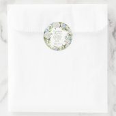 フローラ詩篇107:1 ラウンドシール (バッグ)