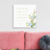 フローラ詩編107:1キャンバス印刷 キャンバスプリント (インサイチュ (リビング))