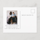 フローラ誕生カード発表葉書 案内ポストカード (裏面)