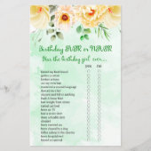 フローラ誕生日のゲームの常時 (正面)