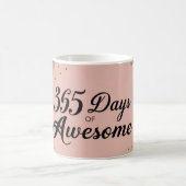 フローラ誕生日カウントダウンピンクコーヒーティーカップマグカップ コーヒーマグカップ (中央)