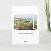 フローラ誕生日カード写真あなたの完璧な日 カード (裏面)