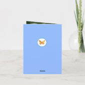 フローラ誕生日カード カード (裏面)