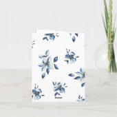 フローラ誕生日カード カード (裏面)