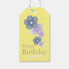 フローラ誕生日ギフトラベル ギフトタグ