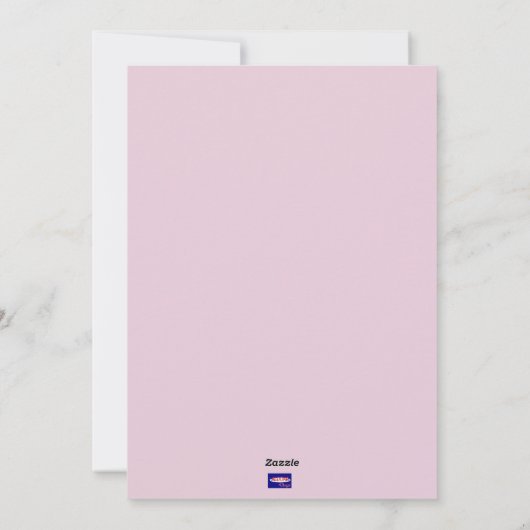 フローラ誕生日グリーティングフラットカード シーズンカード (裏面)