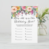 フローラ誕生日ゲームx2 – 電話ゲーム |ご存知のとおり 招待状 (スタンド正面)