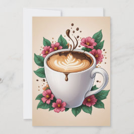 フローラ誕生日ブランチの招待 招待状