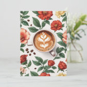 フローラ誕生日ブランチの招待 招待状 (スタンド正面)