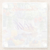 フローラ誕生日ブランチ ガラスコースター (裏面)