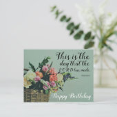 フローラ誕生日今日 ポストカード (スタンド正面)