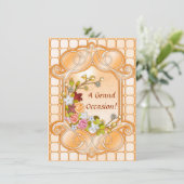 フローラ誕生日招待状のお知らせ 招待状 (スタンド正面)