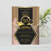 フローラ誕生日招待状 招待状 (スタンド正面)