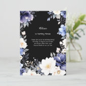 フローラ誕生日招待状 招待状 (スタンド正面)