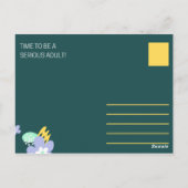 フローラ誕生日 ポストカード (裏面)