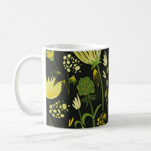 フローラ調和はLovely Bouquetに。 コーヒーマグカップ (左)