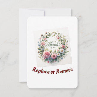 フローラ調和サンキューポストカード サンキューカード